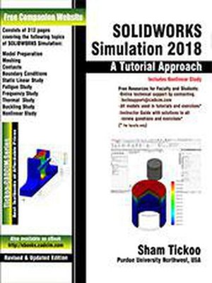 cover image of SOLIDWORKS Simulation 2018